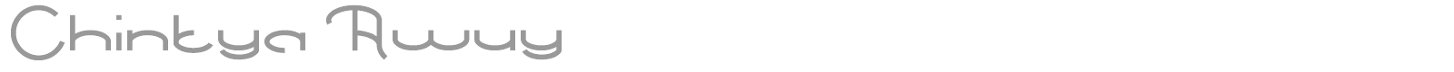 Chintya Awuy font preview